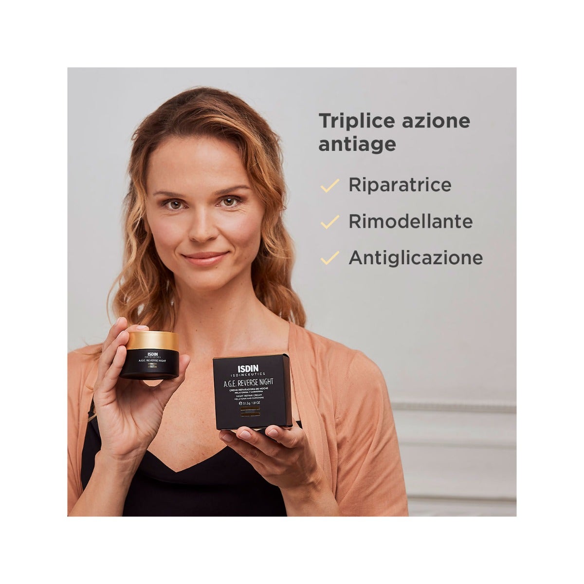 Isdin Isdinceutics Crema Viso Age Reverse Night 50ml-7