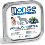 Monge Monoprotein Agnello Con Mirtilli Cibo Umido Per Cani Adulti 150g-2