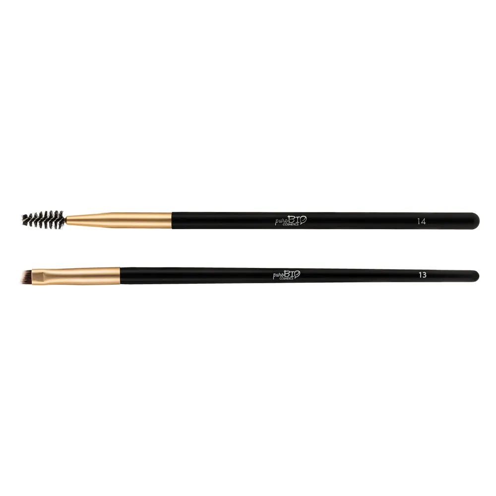 Purobio Kit Spracciglia Pennello n13 + Scovolino n14  - 2