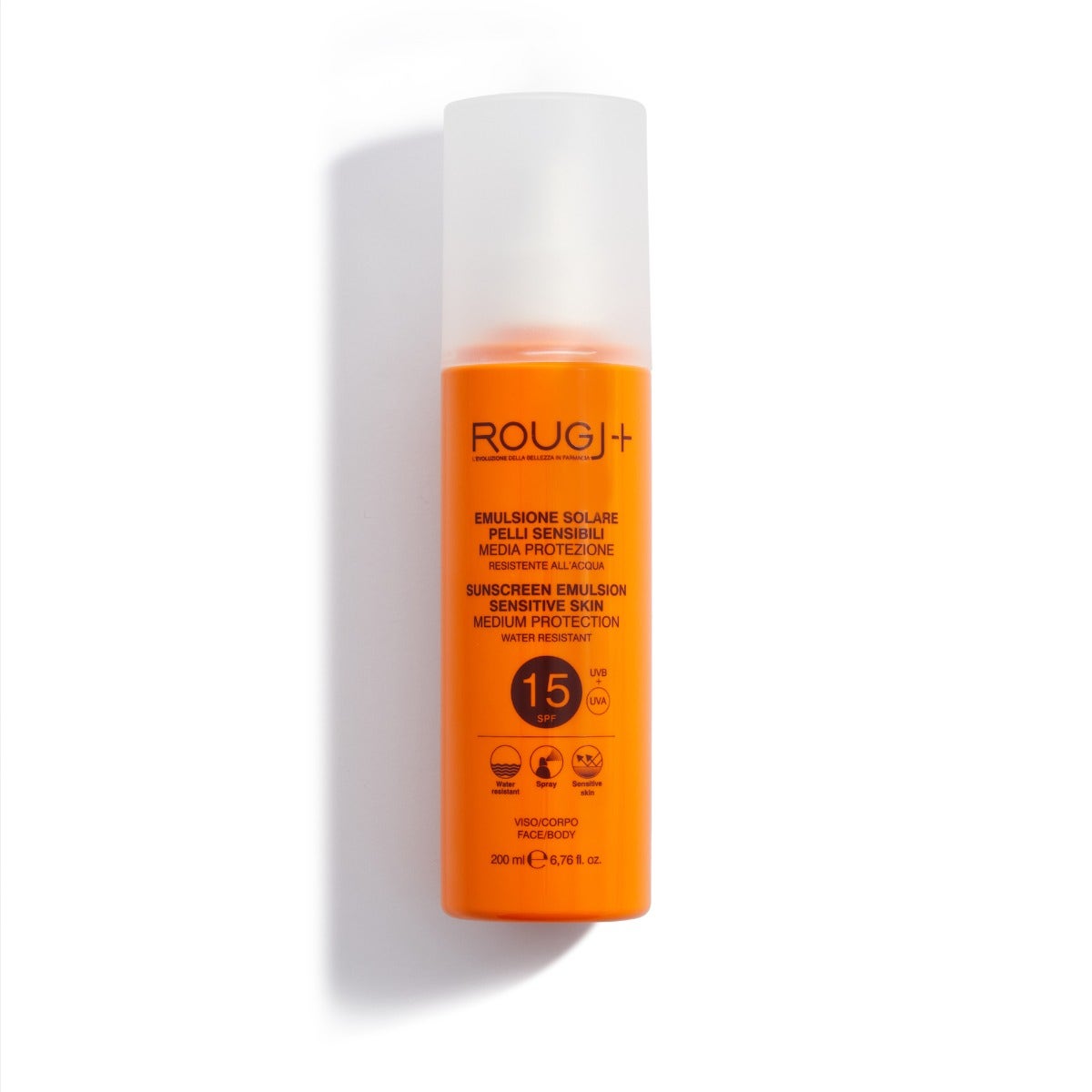 Rougj Solare Emulsione Pelli Sensibili SPF15 200ml-2