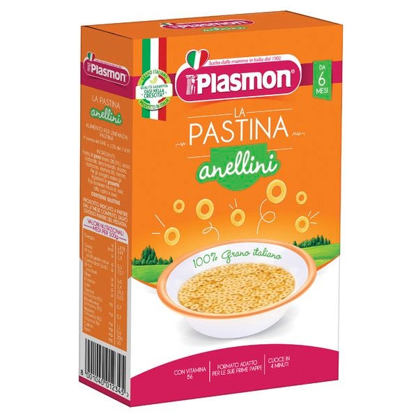Plasmon Pastina Anellini 6m+ 480g-1