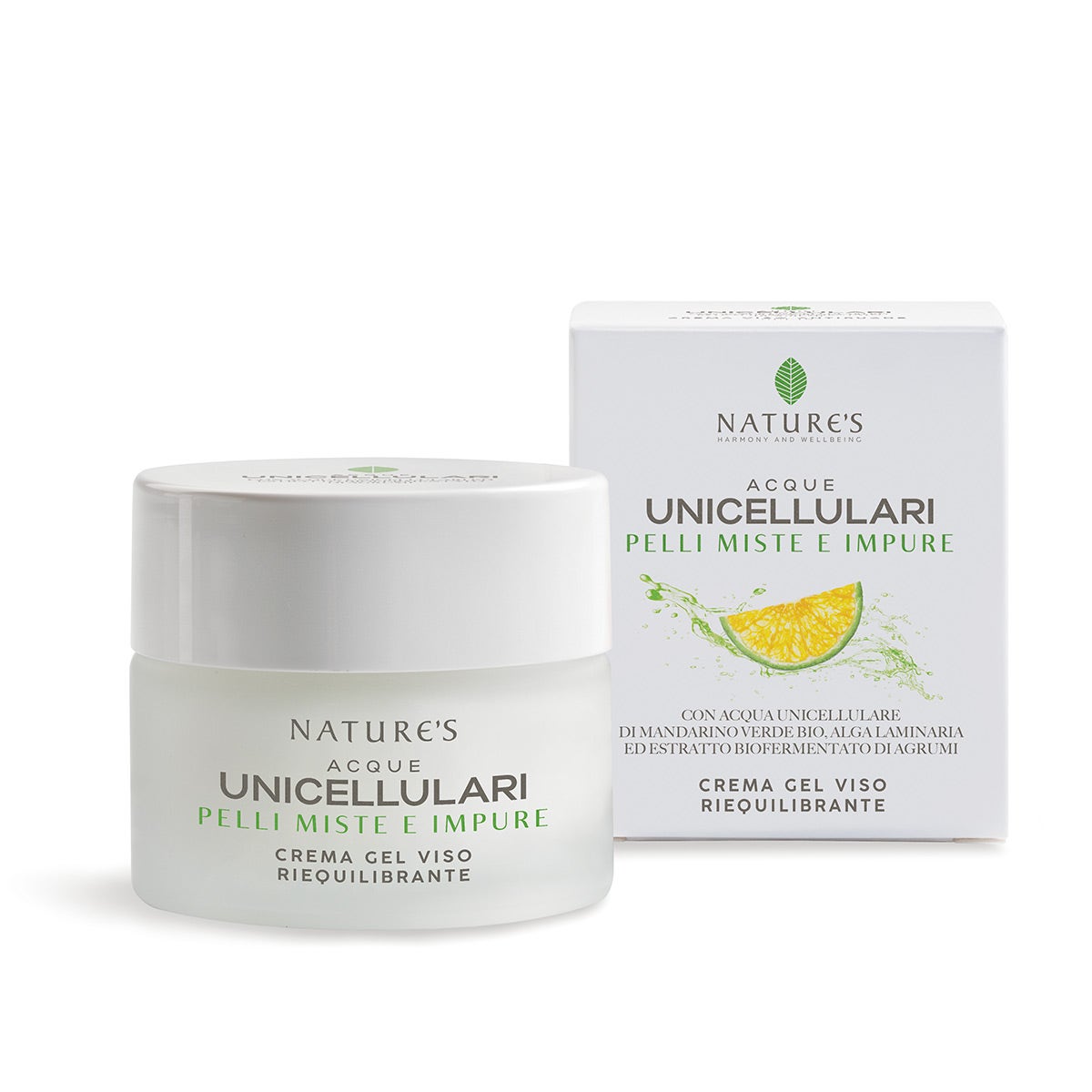 Nature's Acque Unicellulari Crema Gel Viso Riequilibrante 50ml-2