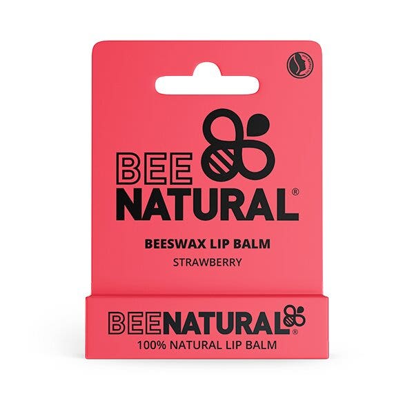 Bee Natural Lip Balm Gusto Fragola Stick 4,2g-1