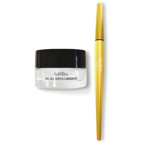 Euphidra Polvere Di Stelle Cofanetto Gel All Over Illuminante + Eyeliner 01 Oro -2