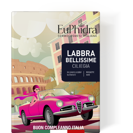 Euphidra Labbra Bellissime Rossetto Mat + Balsamo Labbra 03 Ciliegia-1