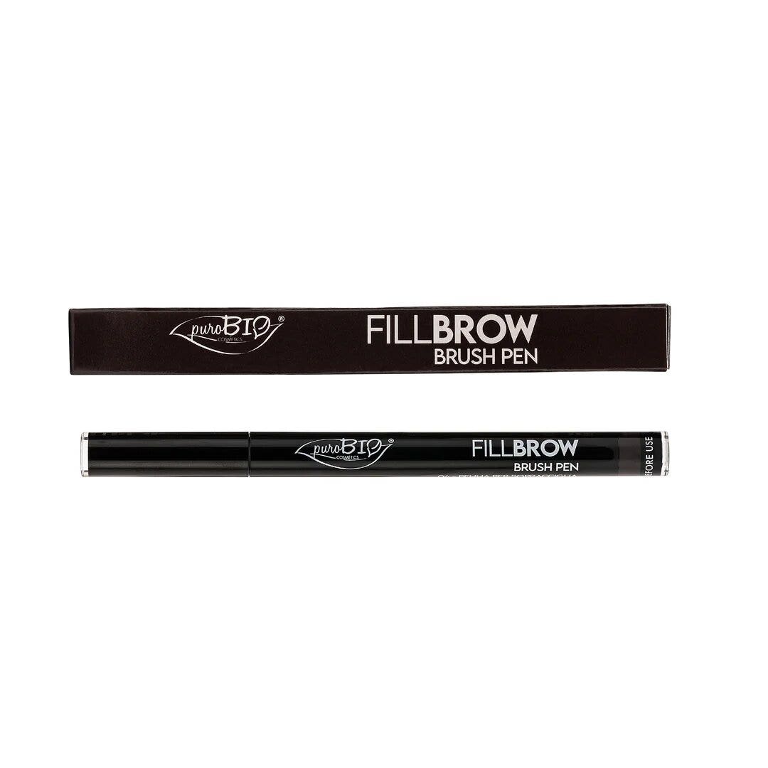 Purobio Fillbrow Penne Sopracciglia 04 Nero Soft-1
