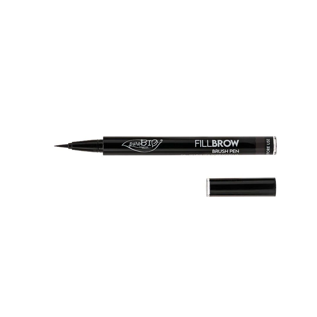 Purobio Fillbrow Penne Sopracciglia 04 Nero Soft-2