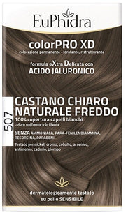 Euphidra ColorPro XD Kit Tinta Capelli 507 Castano Chiaro Naturale Freddo-2