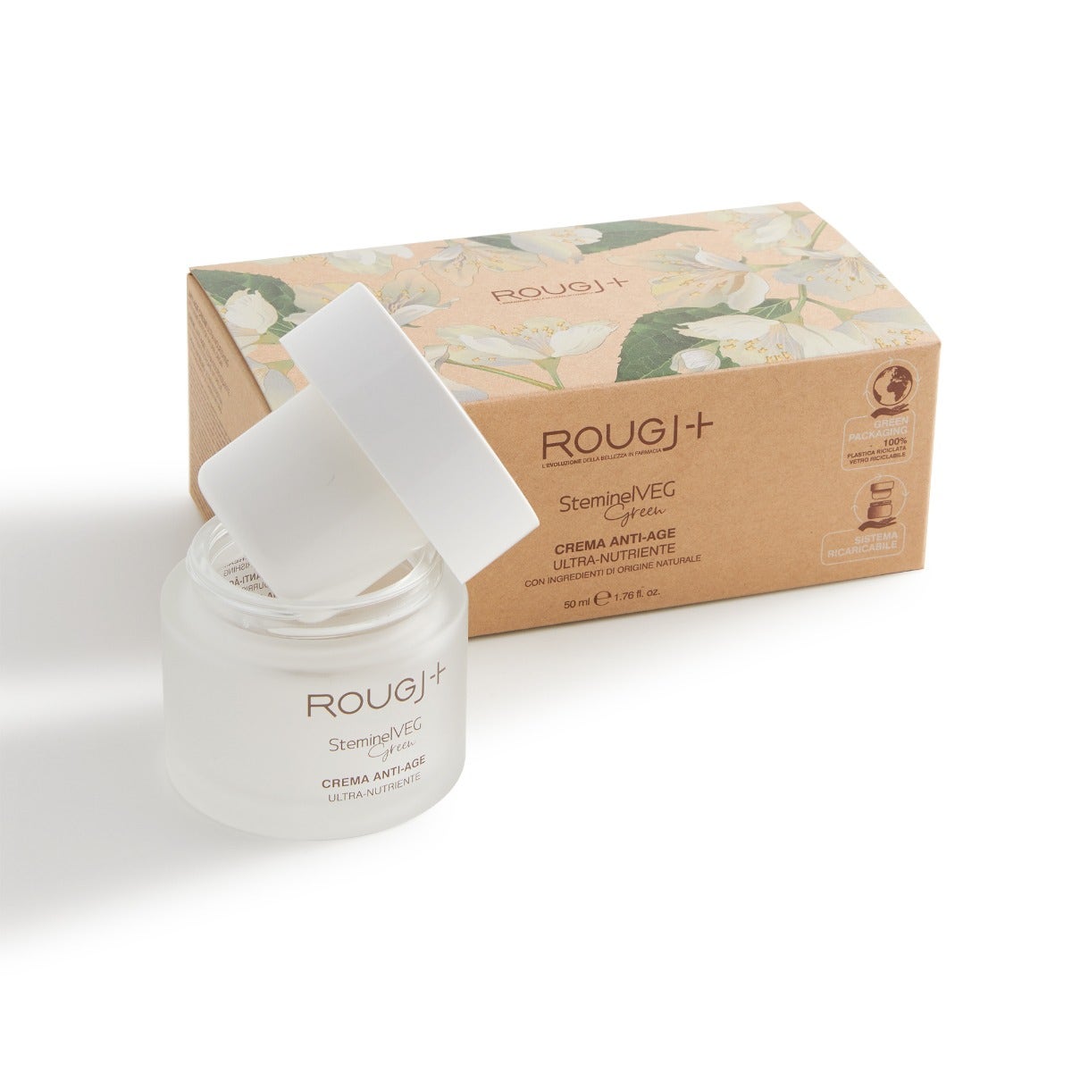 Rougj Crema Anti-Age Ultra-Nutriente Steminelveg Green 50ml-5