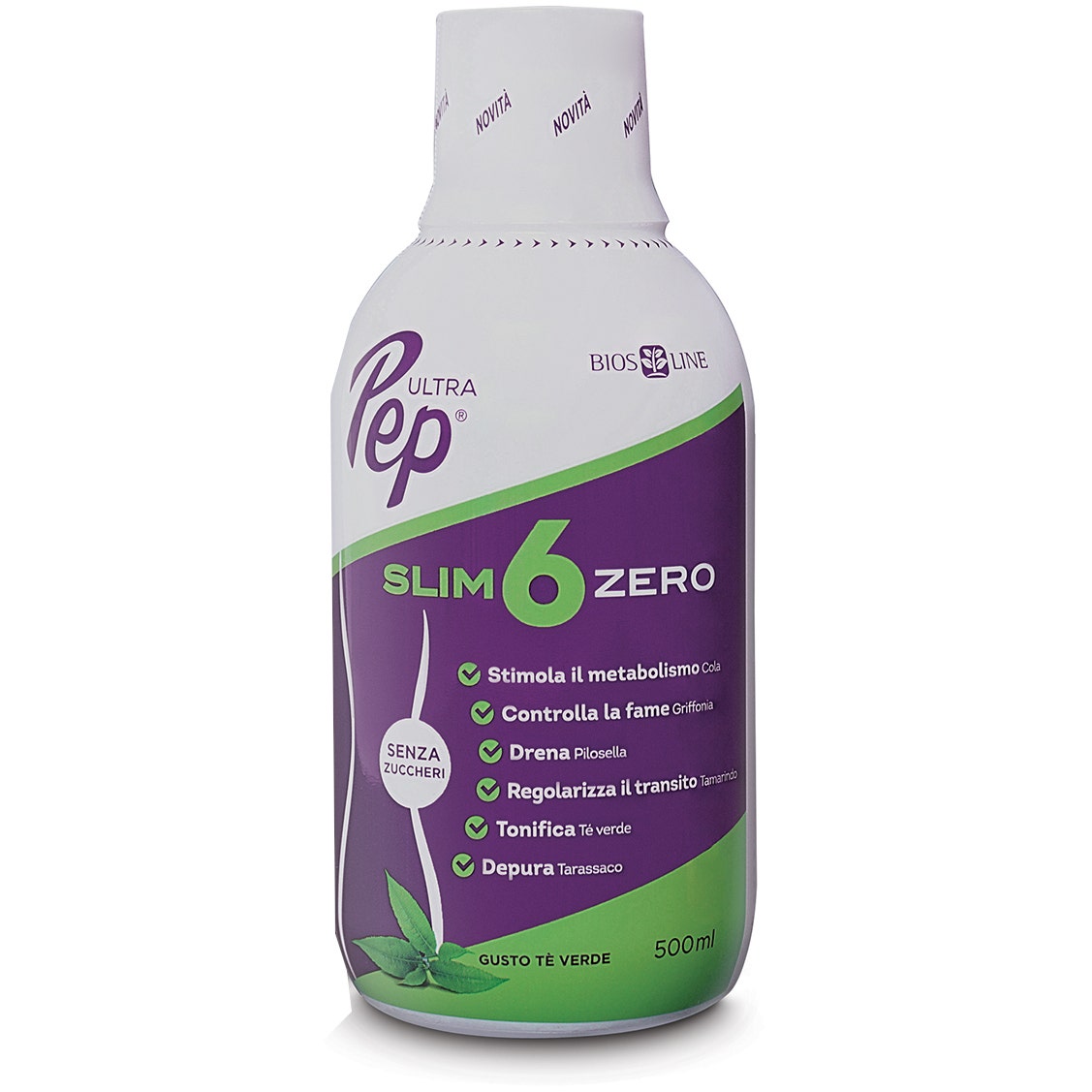 Ultra Pep Slim 6 Zero Te' Verde 500ml-1