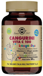 Solgar Cangurini Vita C 100 90 Tavolette Masticabili-1