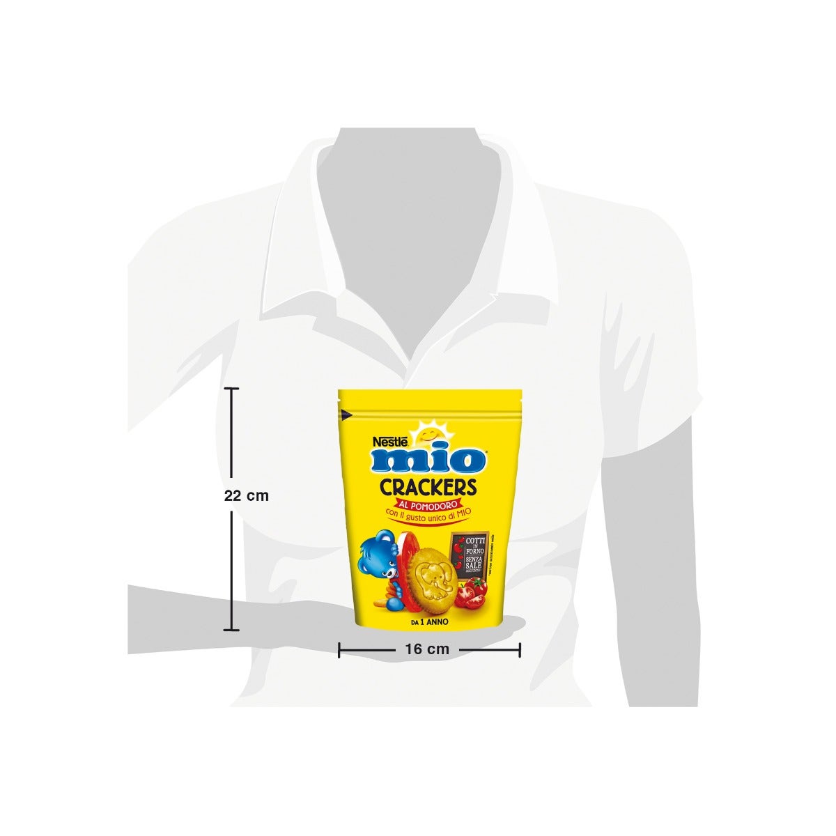Nestlè Mio Crackers Al Pomodoro Da 12 Mesi Sacchetto 100g-5