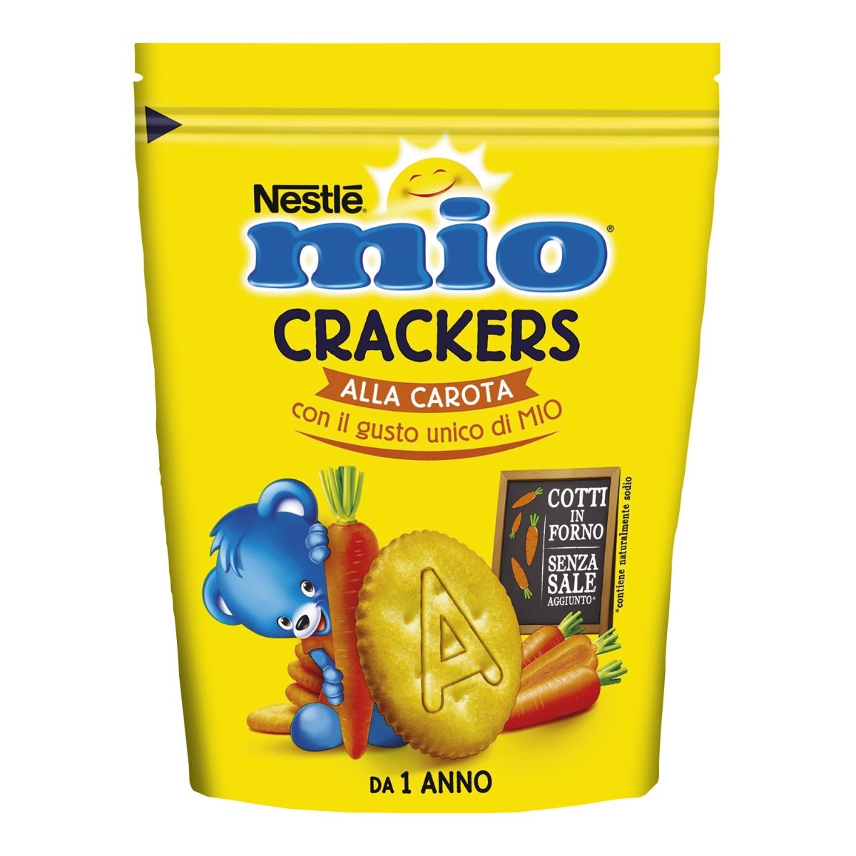 Nestlè Mio Crackers Alla Carota Da 12 Mesi Sacchetto 100g-2
