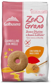 Zerograno Frollini Ciambelline Miele 220 g-0