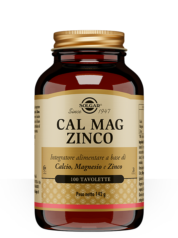 Solgar Cal Mag Zinco 100 Tavolette-1