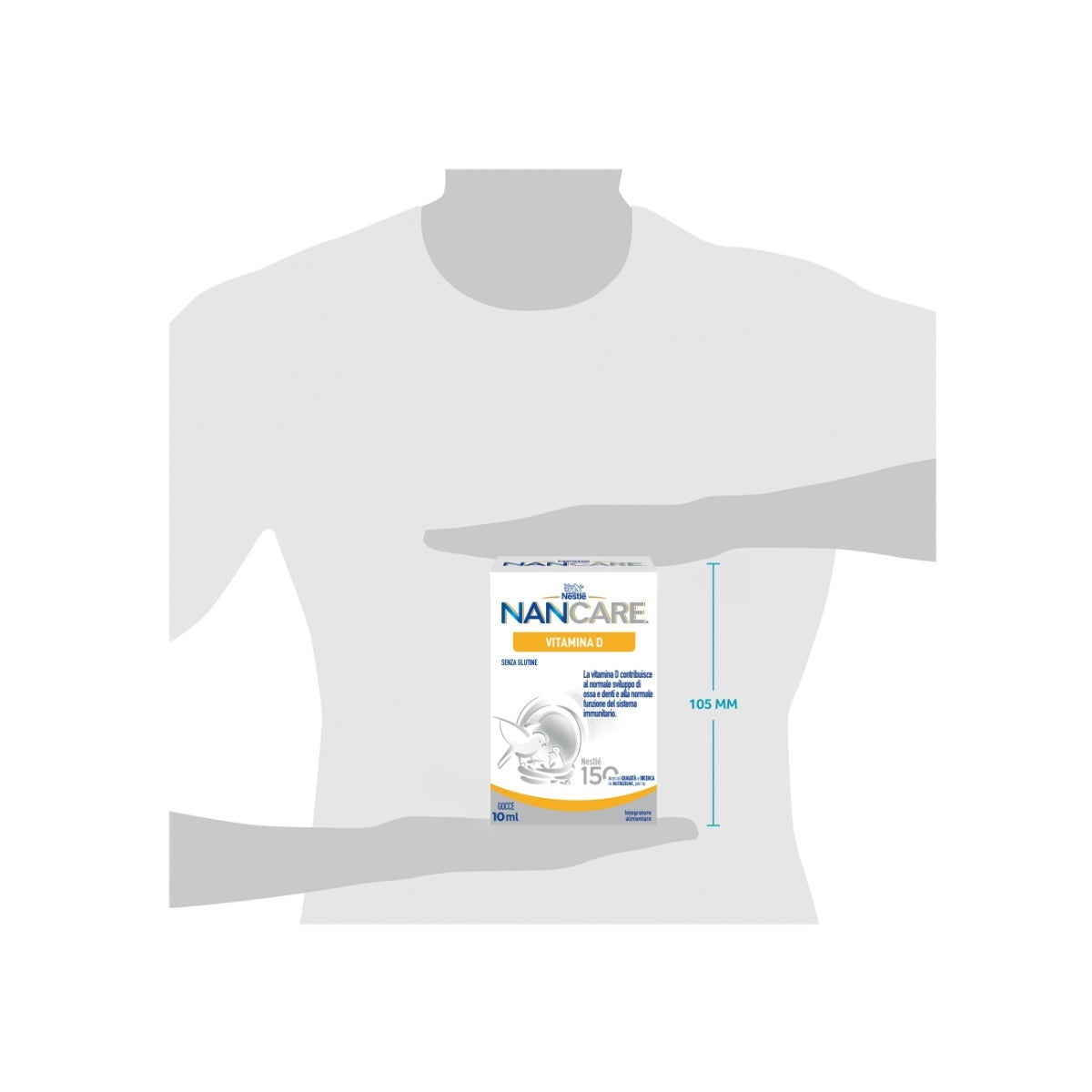 Nestlé Nancare Vitamina D Integratore Pediatrico Per Lattanti E Bambini Dalla Nascita Flacone 100ml-6