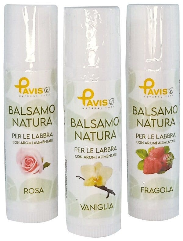 Pavis Balsamo Natura Per Le Labbra Fragola 5ml-2