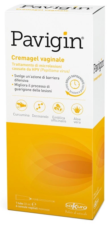 Pavigin Cremagel Vaginale 30 ml con 6 Cannule Vaginali Monouso-0