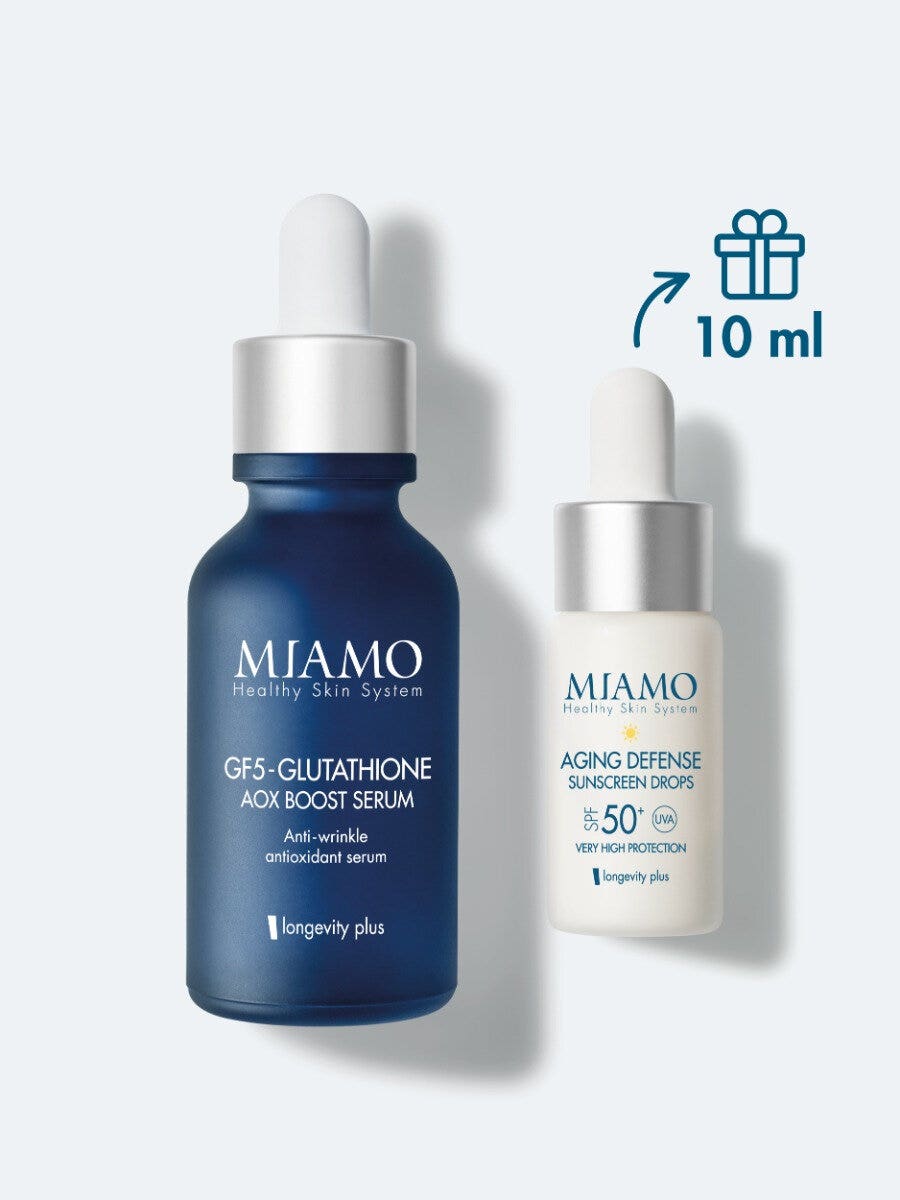 Miamo Protocollo Antiox Siero GF5-Glutathione 30ml + Siero Aging Defense SPF 50+ 10ml-2