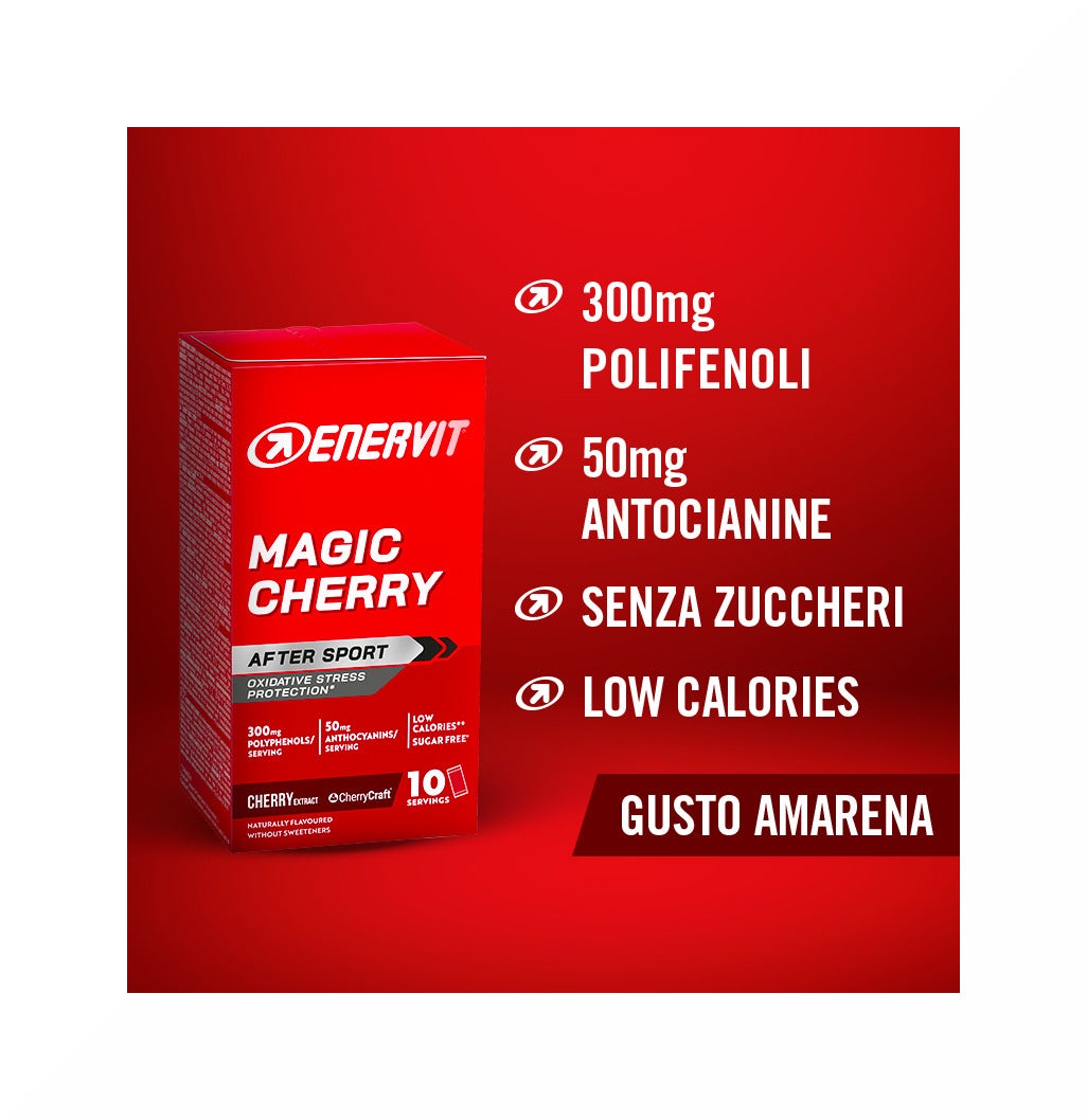 Enervit Magic Cherry After Sport 10 Bustine-2
