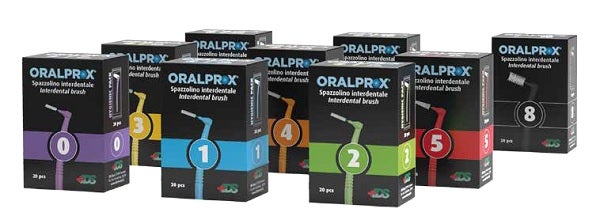 Oralprox Scovolino Blister 6 Pezzi Misura 2-0