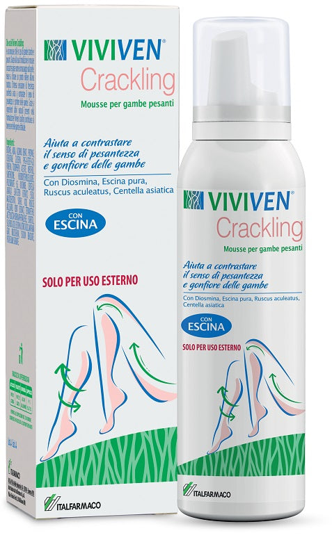 Viviven Crackling Mousse Gambe Pesanti 150ml