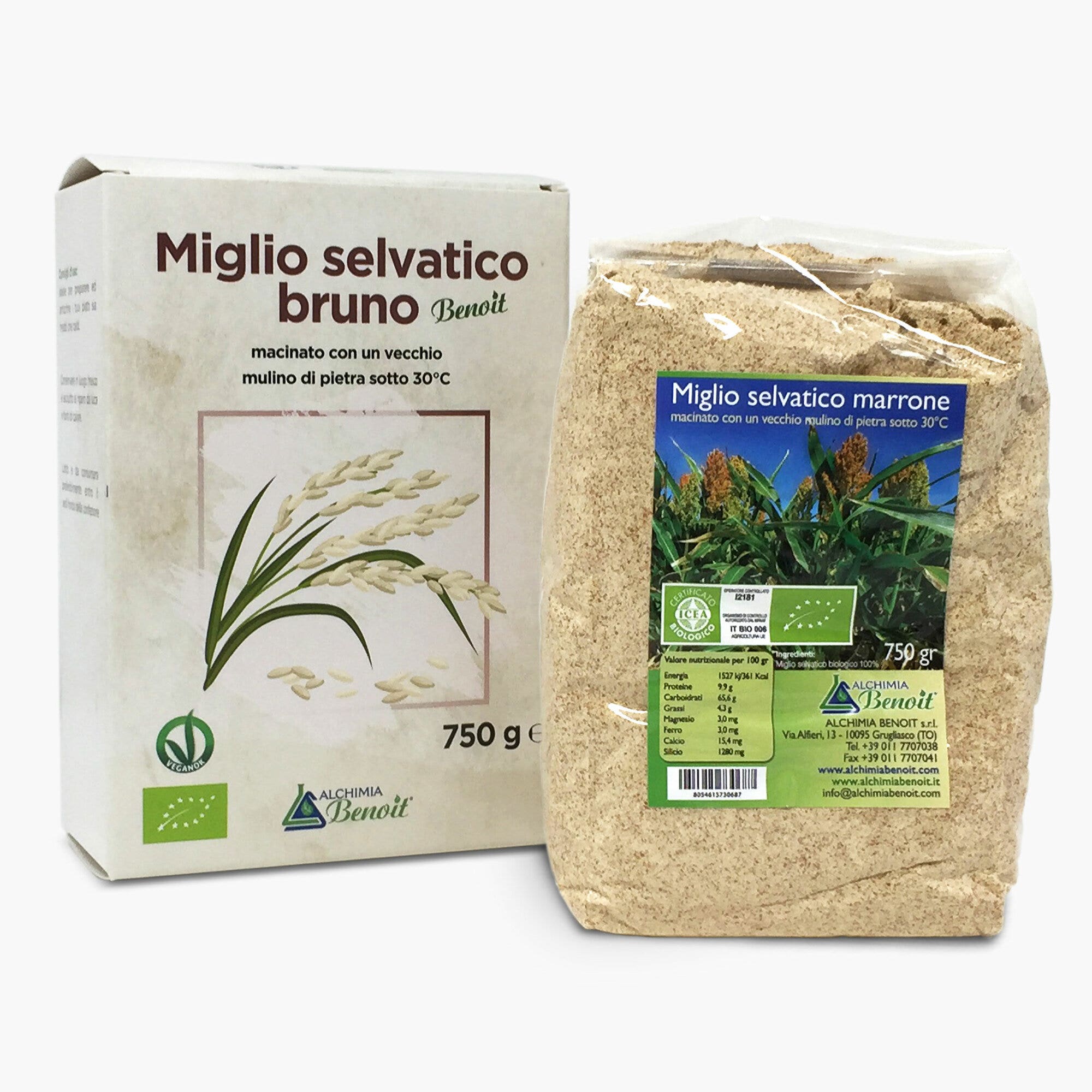 Miglio Selvatico Bruno Marrone 750g-3