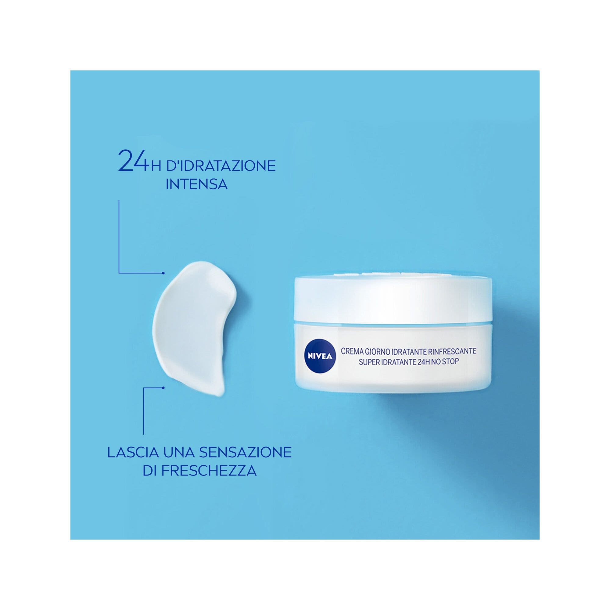 Nivea Crema Giorno Rinfrescante 24h Idratazione Spf15 50 ml Crema Viso Idratante E Rinfrescante-4