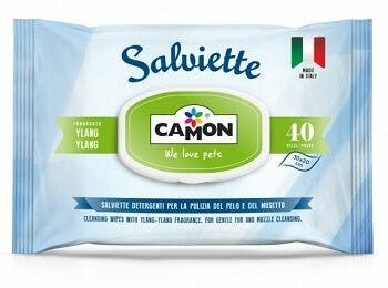 Camon Salviette Ylang-Ylang Per Cani/Gatti 40 Pezzi-2