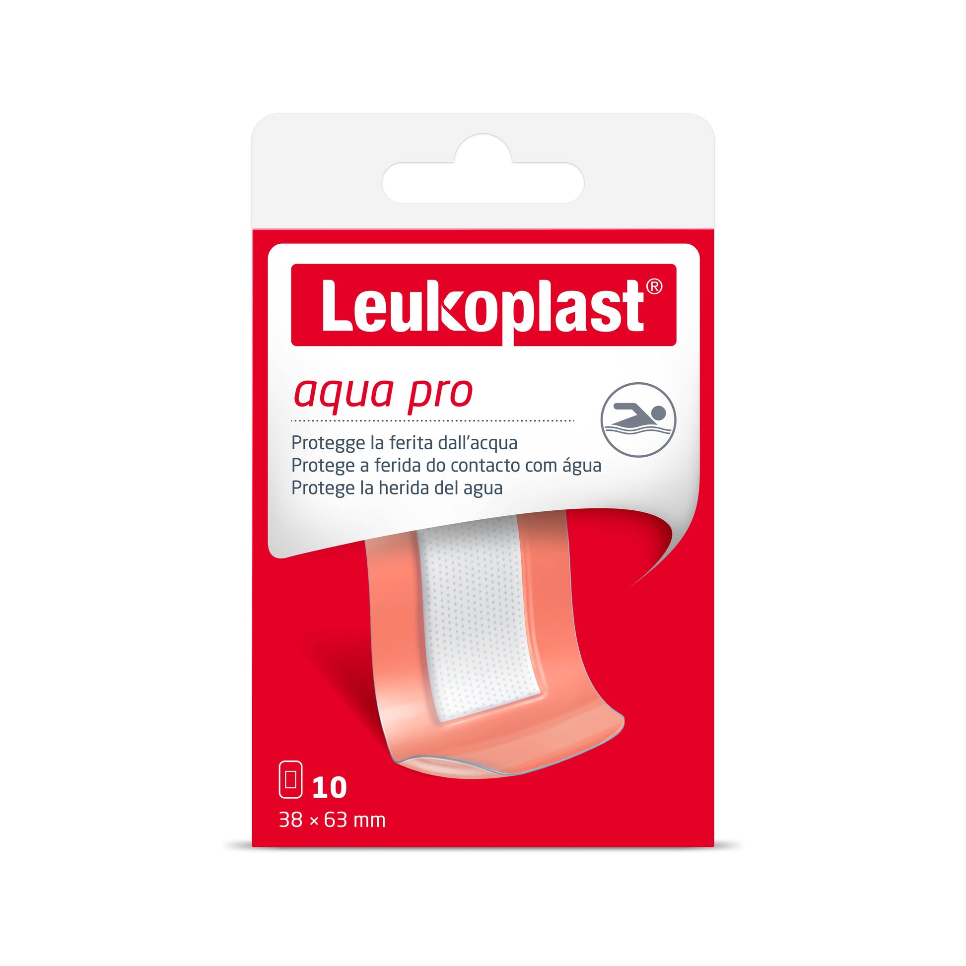 Leukoplast Aquapro 63x38mm 10 Pezzi-2