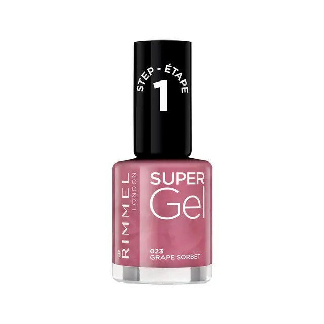 Rimmel Smalto Unghie Super Gel Colore 023 Grape Sorbet 12ml-1