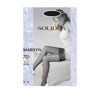 Solidea Marilyn 70 Calze Autoreggenti Fumo Taglia 3-1