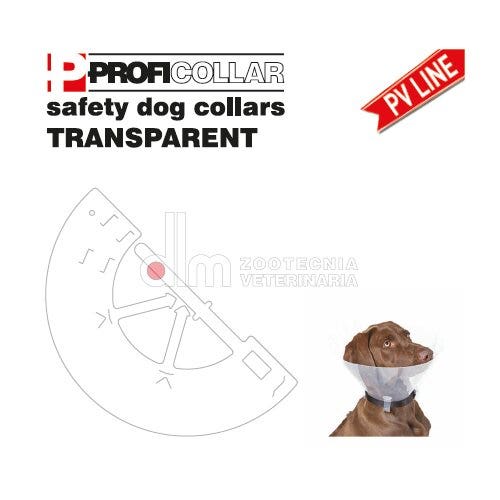 Collare Proficollar Trasparent Misura 20 L-1