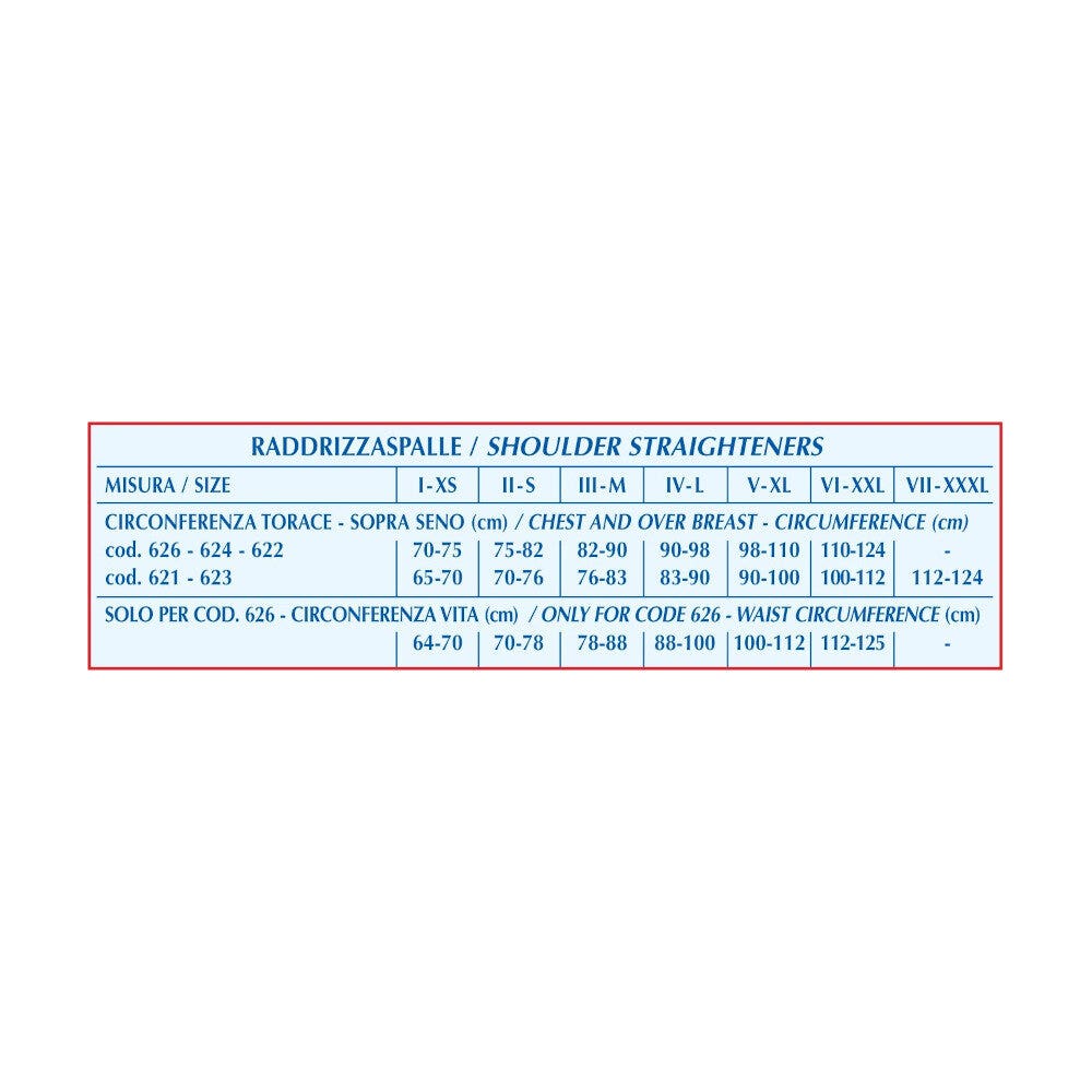 Scudotex Raddrizzaspalle Posturale Con Fascia Lombare Altezza Cm 16 Taglia 6-2