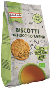 Fior Di Loto Biscotti Con Fiocchi D'avena 350g