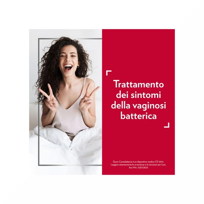 Gyno-Canesbalance Gel Vaginale contro Vaginosi Batterica Infezioni Vaginali 7 Flaconcini Applicatori-4