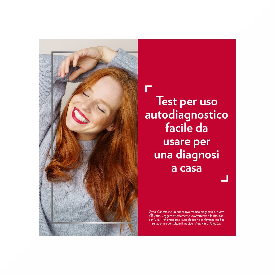 Gyno-Canestest Autotest Vaginale Diagnosi Infezioni Vaginali, Candida, Vaginosi Batterica, 1 Tampone-4