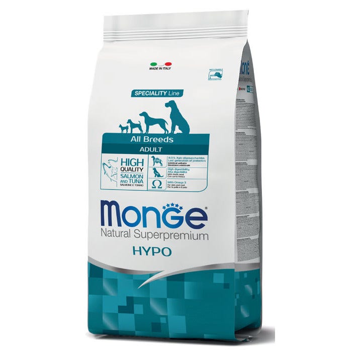 Monge Salmone Tonno Cibo Secco Linea Medica Cani Adulti Sacco 12 Kg-4