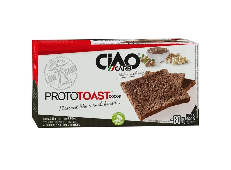 Ciao Carb Stage 1 ProtoToast Cacao 4x50g-1