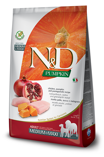 Farmina N&D Pumpkin Pollo E Zucca Cani Adulti Taglia Media E Grande Sacco 12kg-1