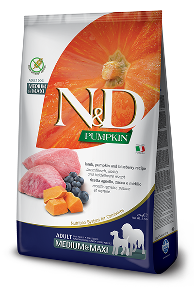 Farmina N&D Pumpkin Agnello E Zucca Cani Adulti Taglia Media E Grande Sacco 12kg-1