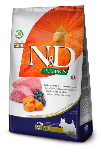 Farmina N&D Pumpkin Agnello E Zucca Cani Adulti Taglia Mini 800g-1