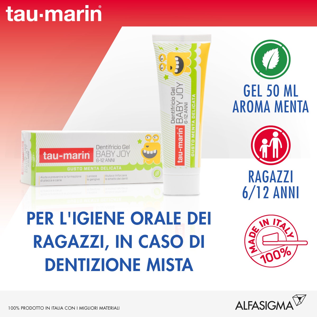 Tau Marin Dentifricio Baby Joy 50ml-3