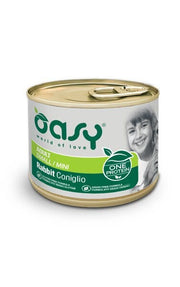Oasy Wet Dog One Protein Coniglio Cibo Umido Per Cani Adulti Small/Mini 200g-1