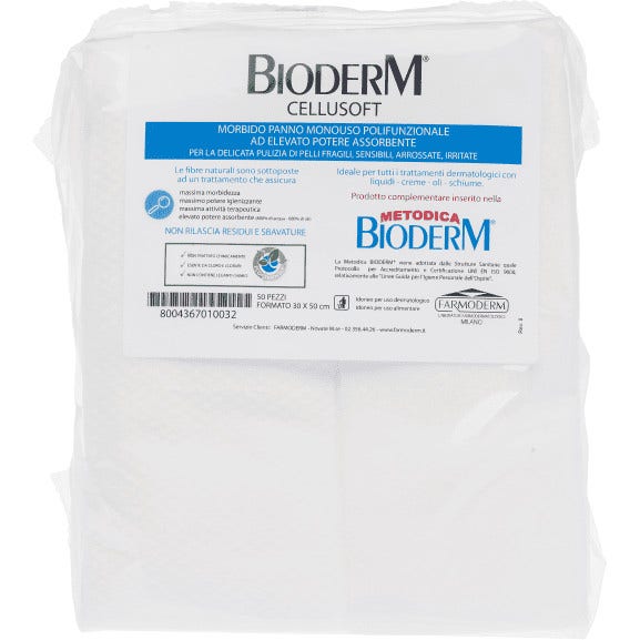 Bioderm Cellusoft Panni Monouso Polifunzionali 50 Pezzi-1