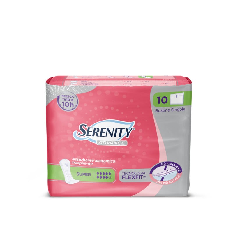 Serenity Advance Assorbenti Anatomici Super 10 Pezzi-1