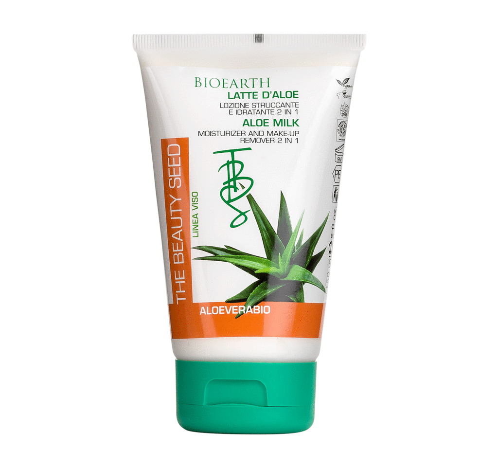 Bioearth Latte d'Aloe Detergente Idratante Viso 150ml-2