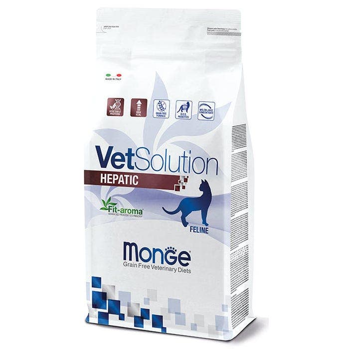 Monge Vetsolution Hepatic Linea Medica Cibo Secco Gatti Sacco 1,5 Kg-2