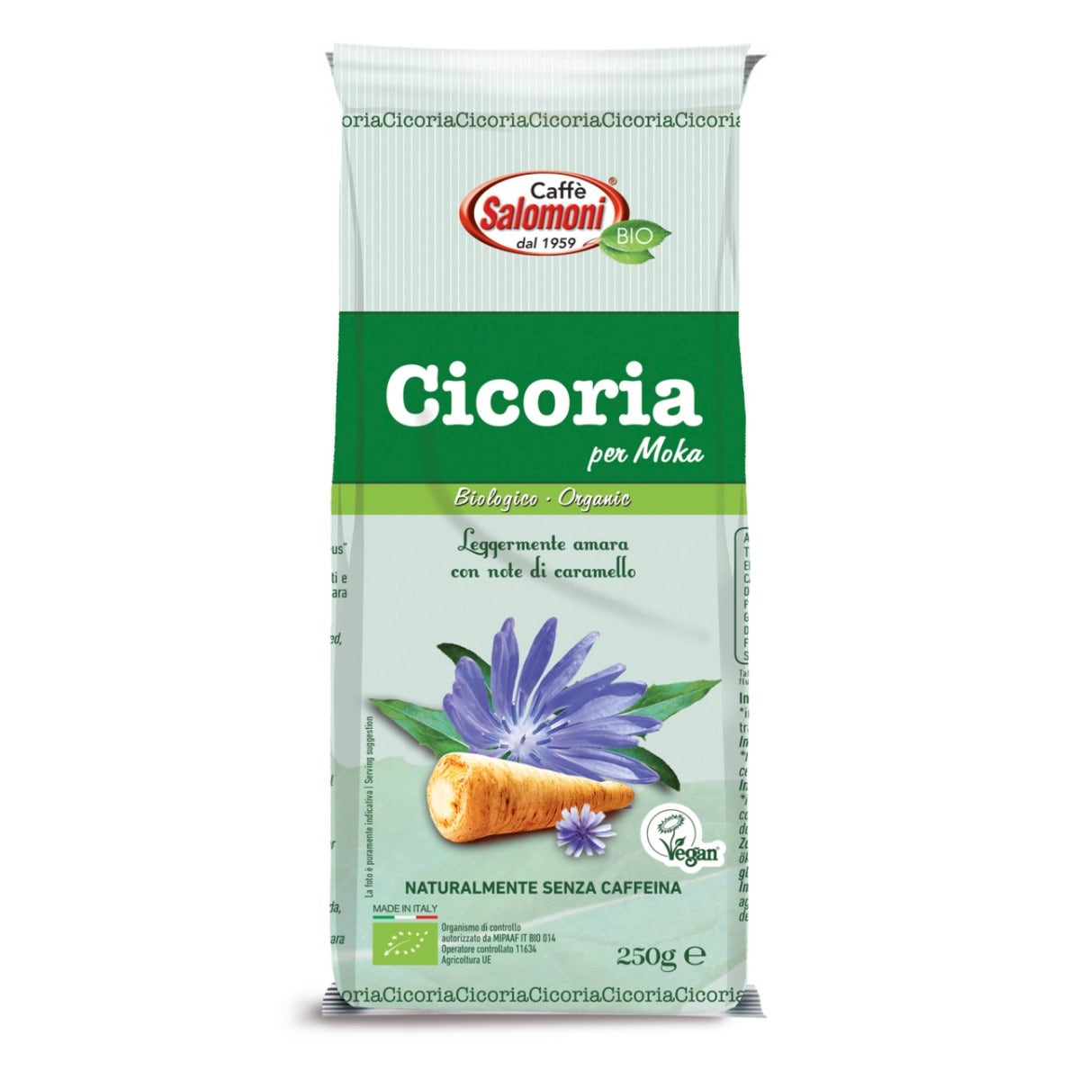 Salomoni Cicoria Bio Tostata E Macinata 250g-1