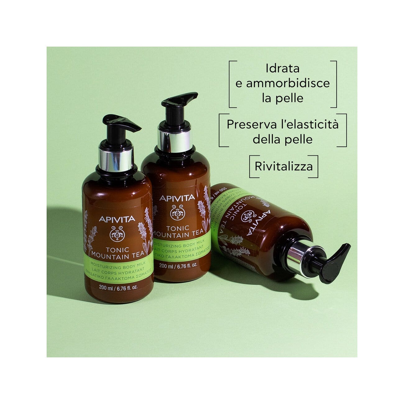 Apivita Latte Corpo Idratante Tè Della Montagna 200ml-3